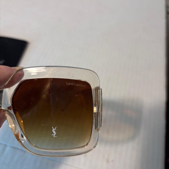 Saint Laurent Yves Sunglasses & Cloth Drawstring Case  #BO-86259 Made in Italy - Picture 3 of 7